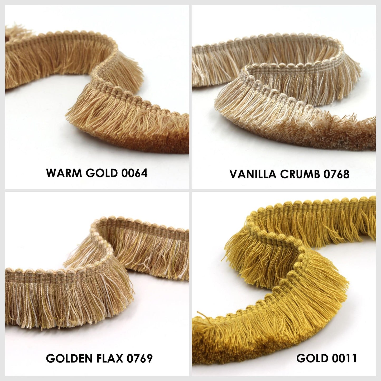 Viscose Brush Fringe 30mm 6517