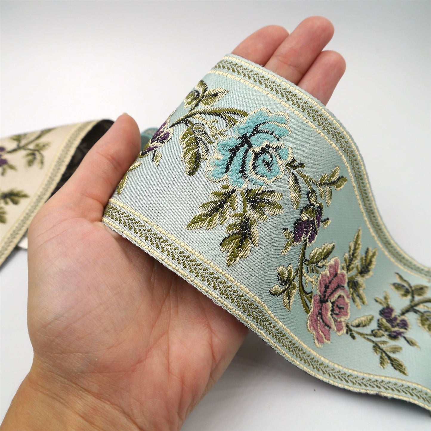 Floral Patterned Braid Wide 7984