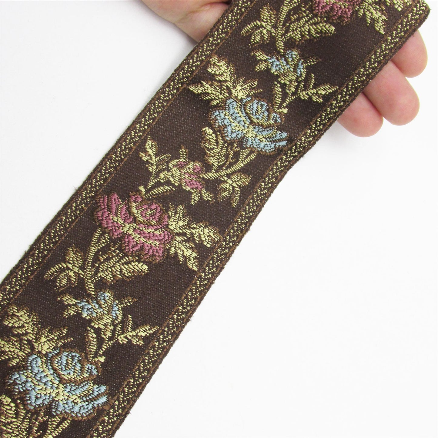 Floral Patterned Braid Wide 7984
