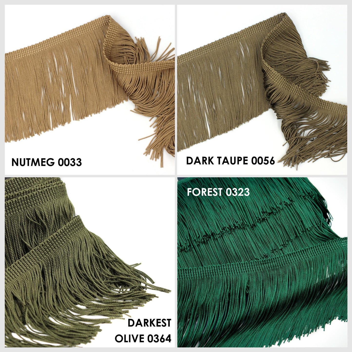 Chainette Cut Fringe - Acetate  9540-15cm