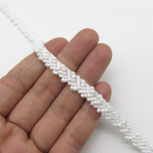 Chevron Beaded Braid 6mm 6347