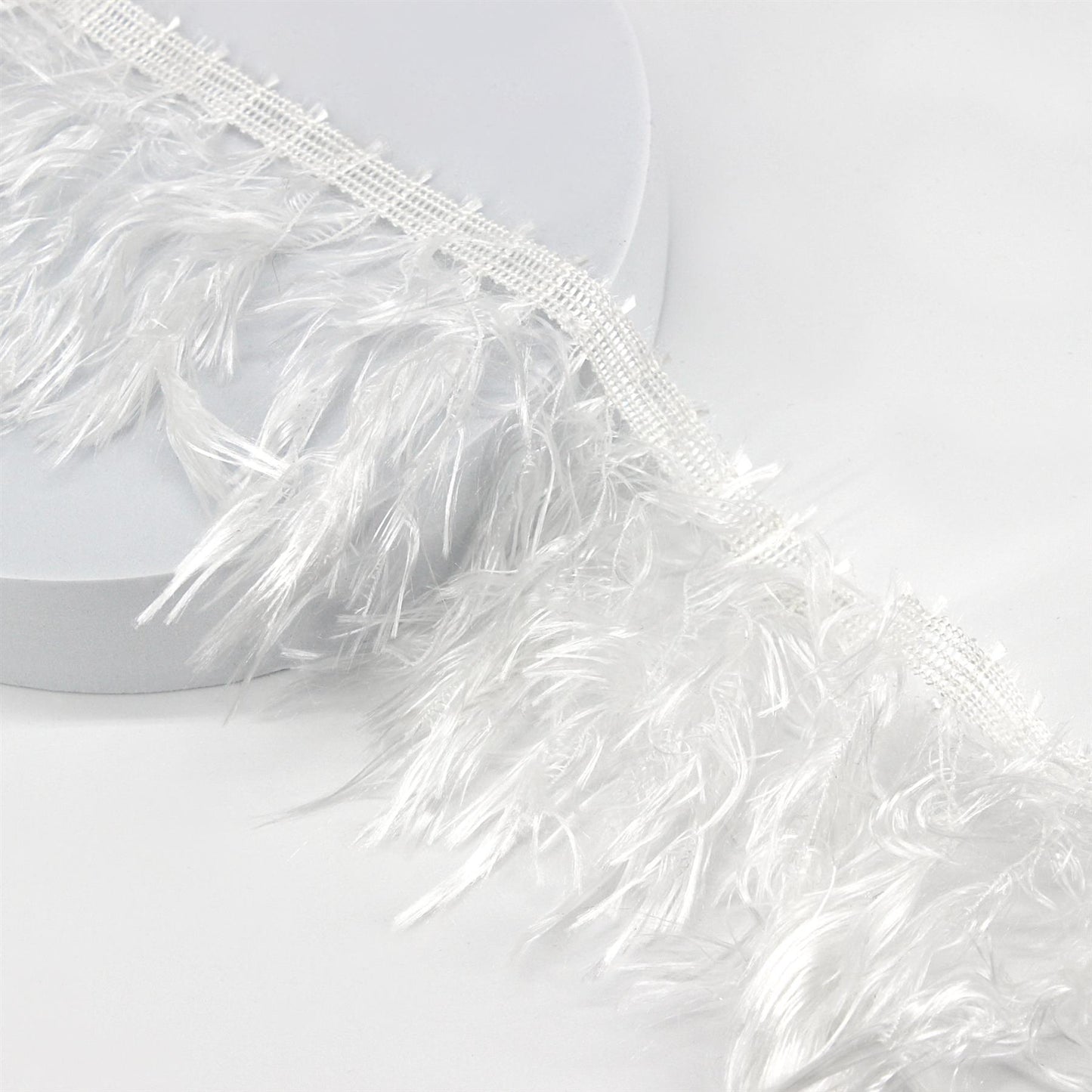 Faux Feather Fringe 20cm x1m - 9825