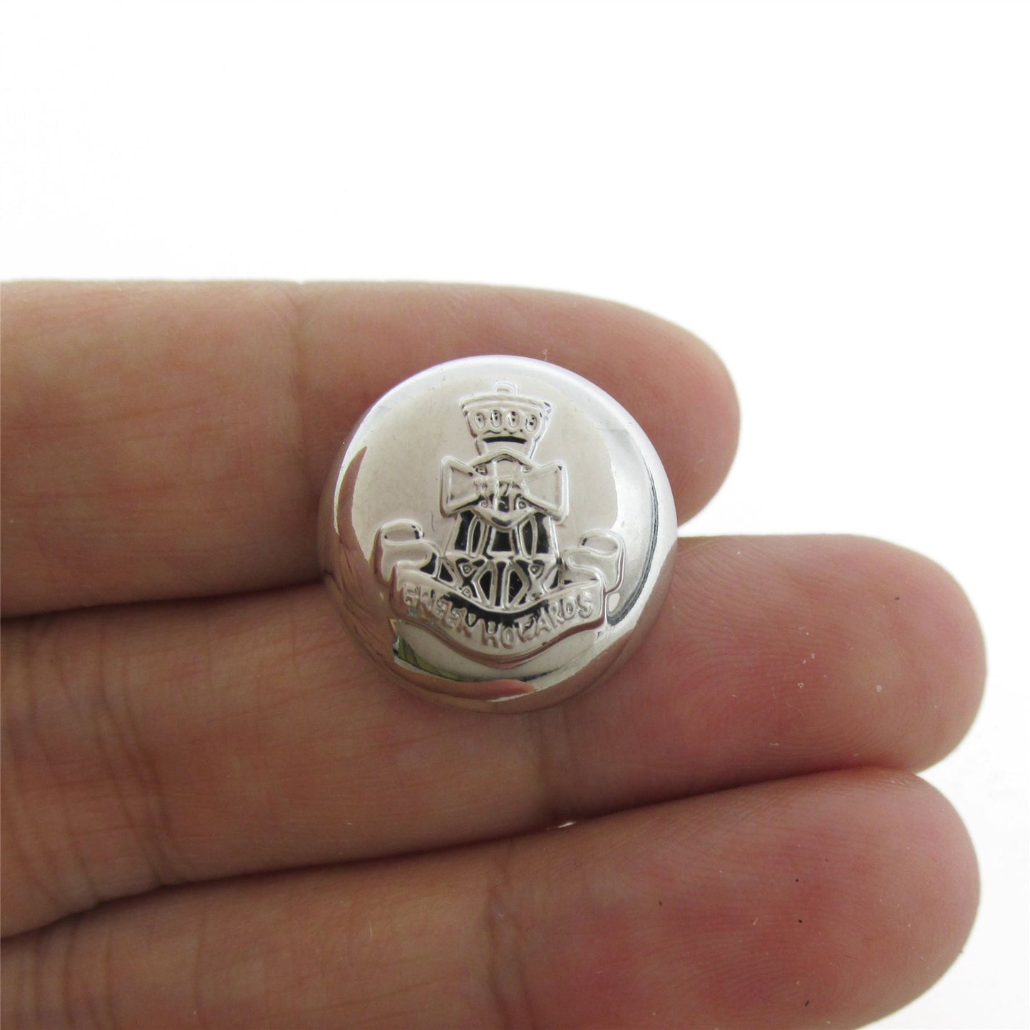 Acrylic Dome Button with Crest - 4391