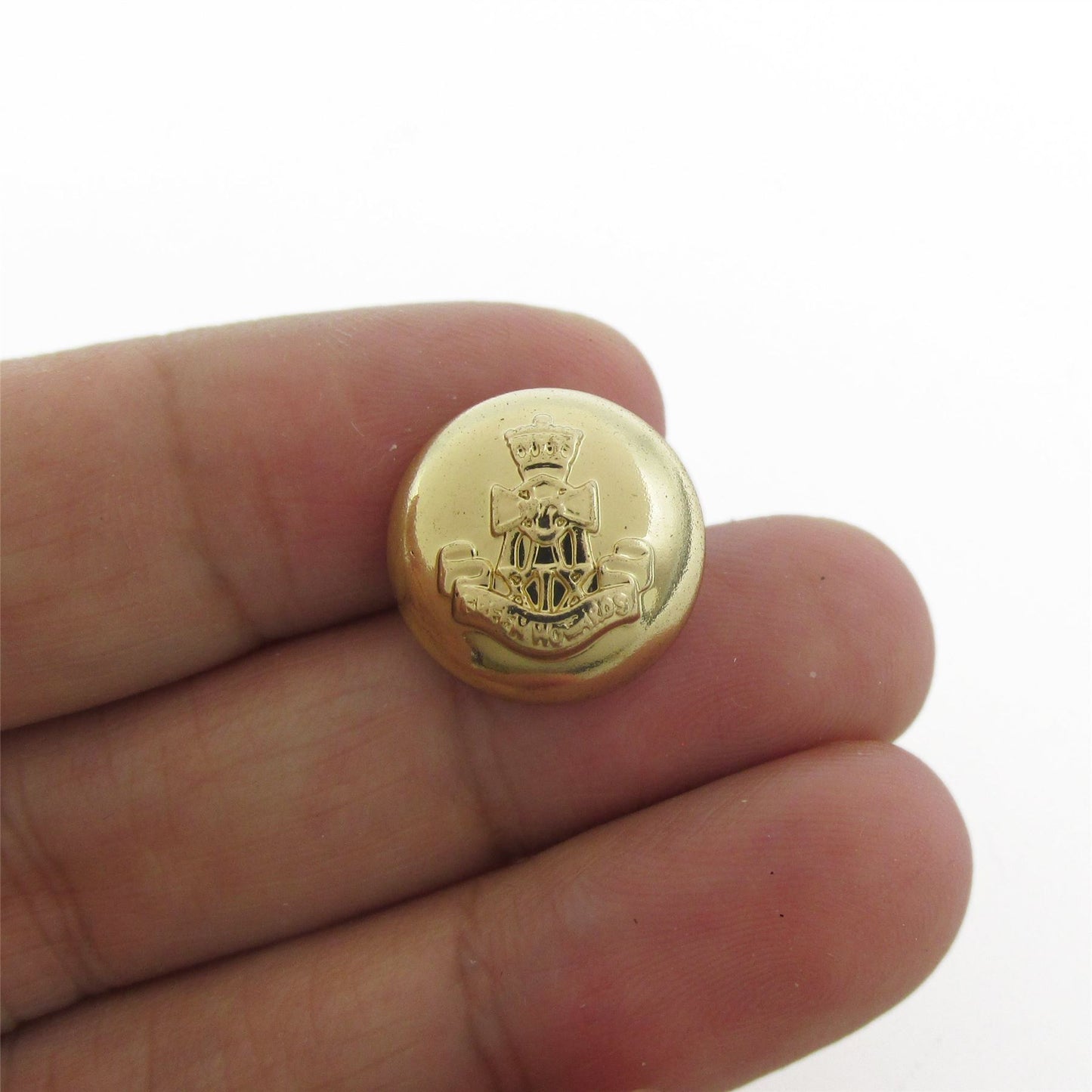 Acrylic Dome Button with Crest - 4391