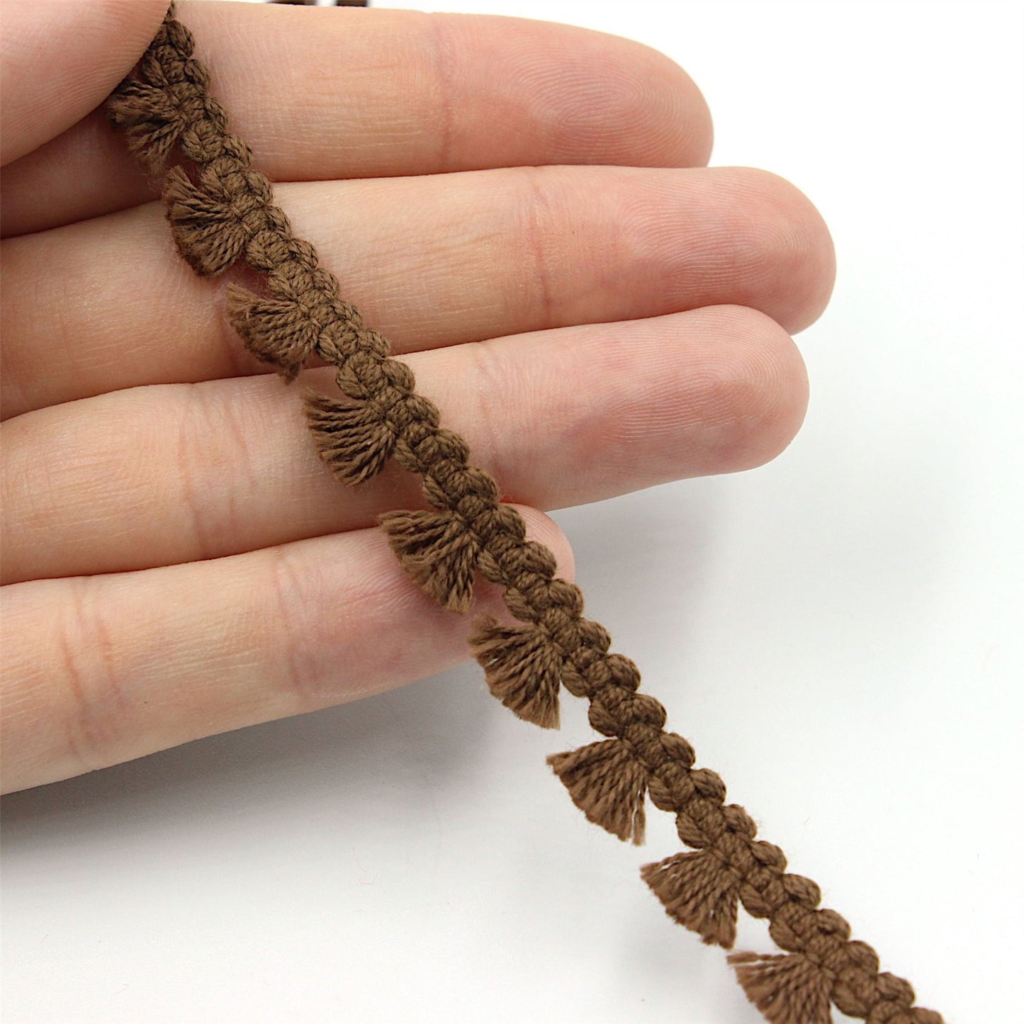 Cotton Tassel Fringe Braid 10mm x1m - 6341