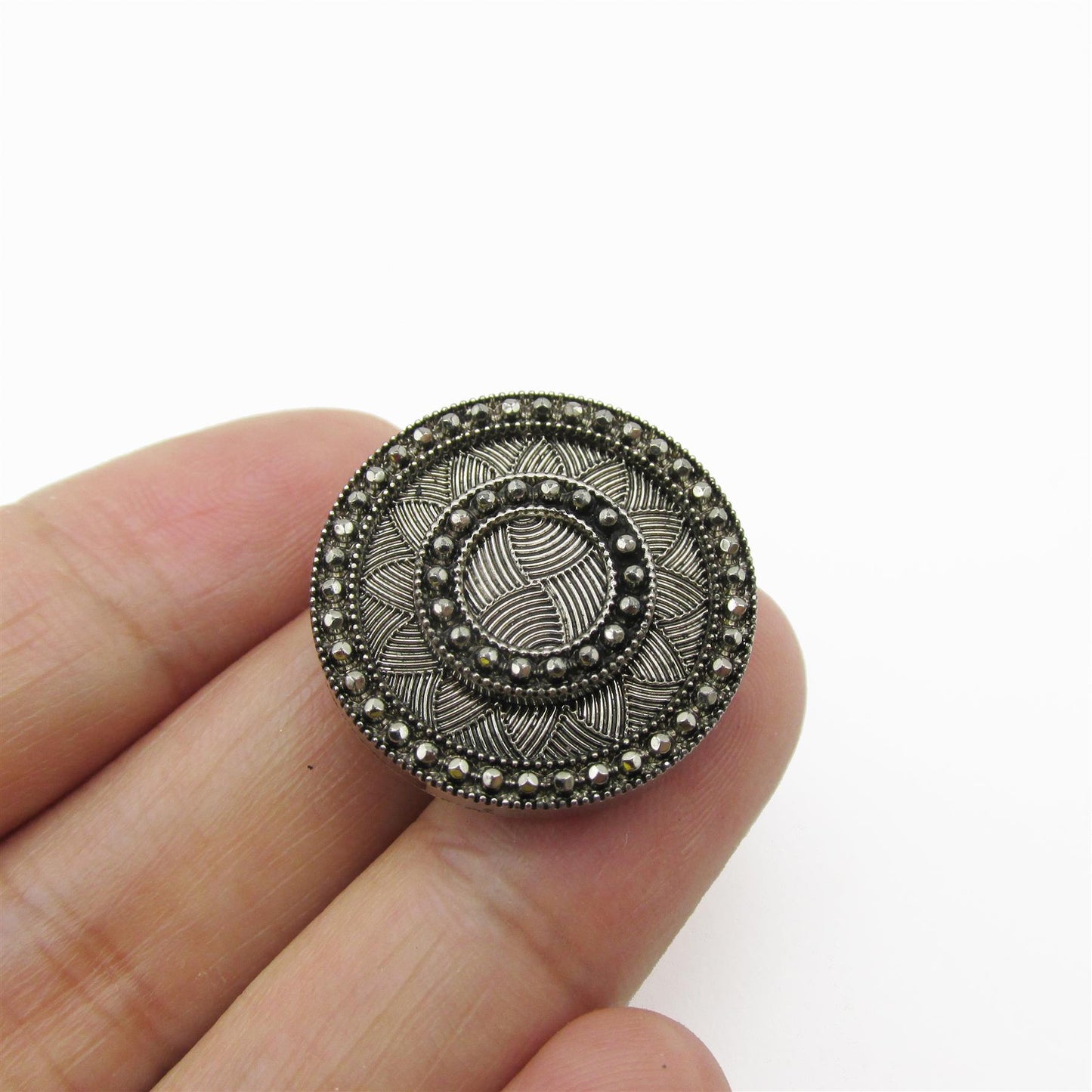 Geometric Sparkle ABS Button - 4409