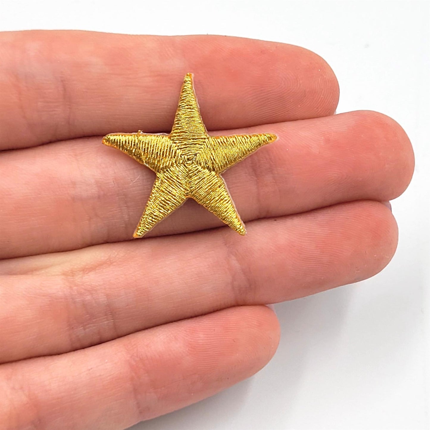 Metallic Iron-On Star Motif - 7680