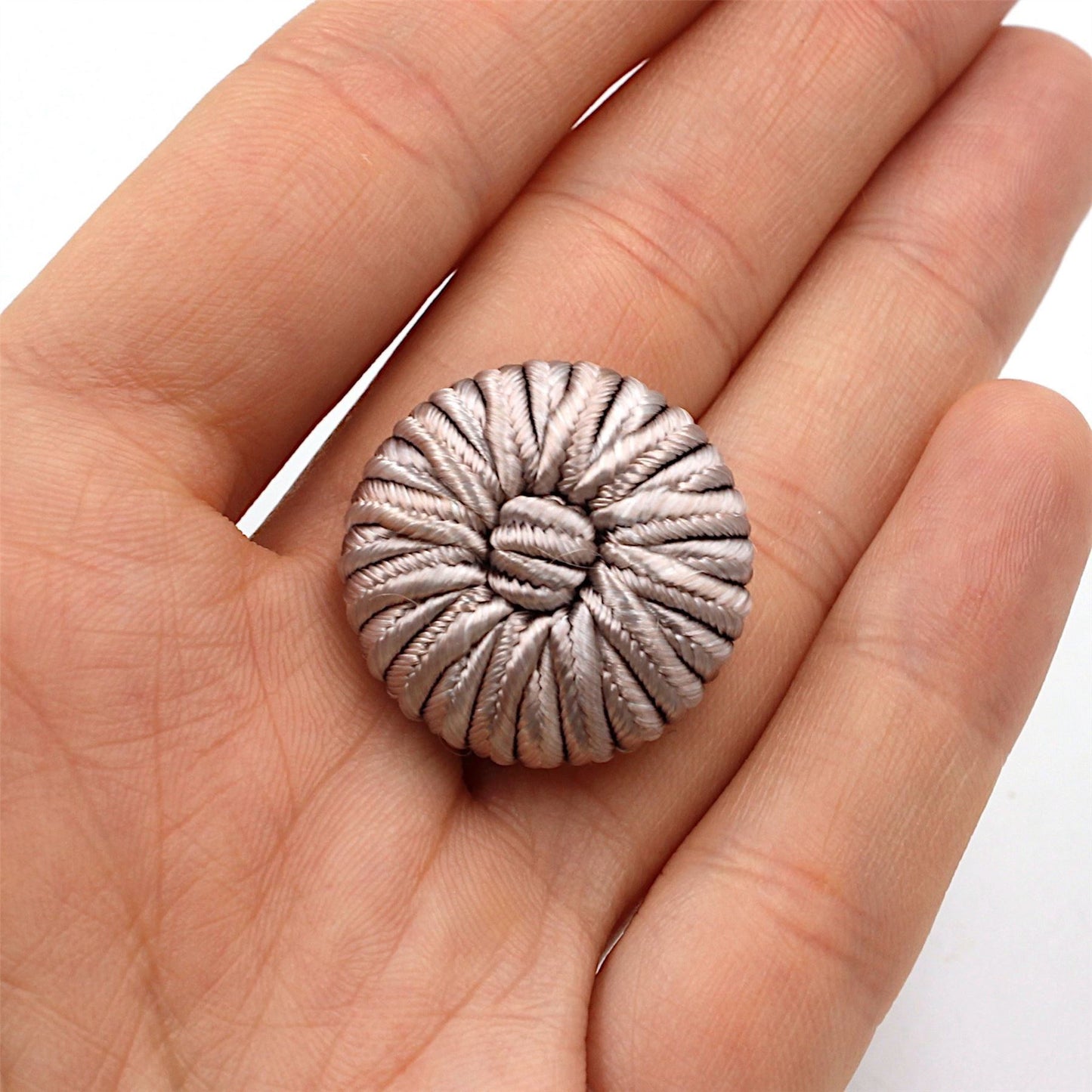 Passementerie Button with Centre Knot - 4455