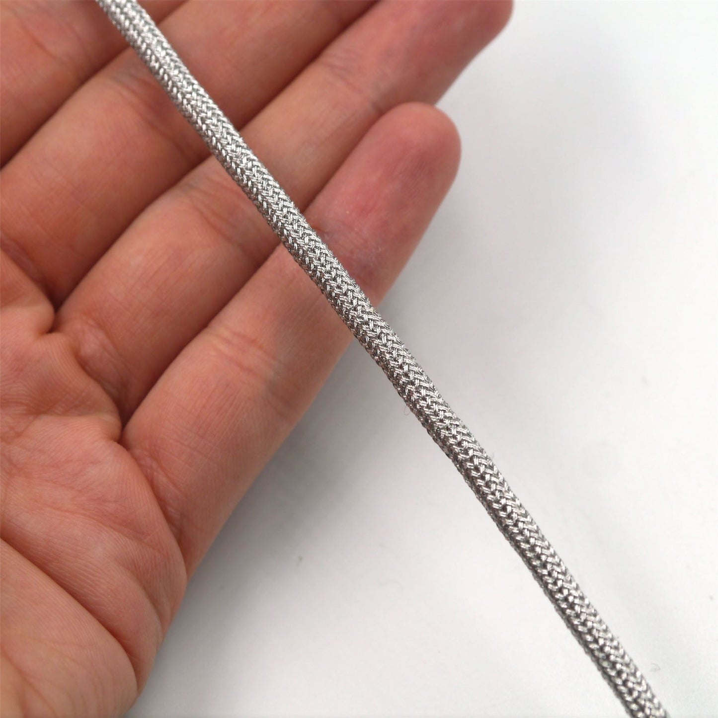 Metallic Braided Cord 4mm x1m - 7350