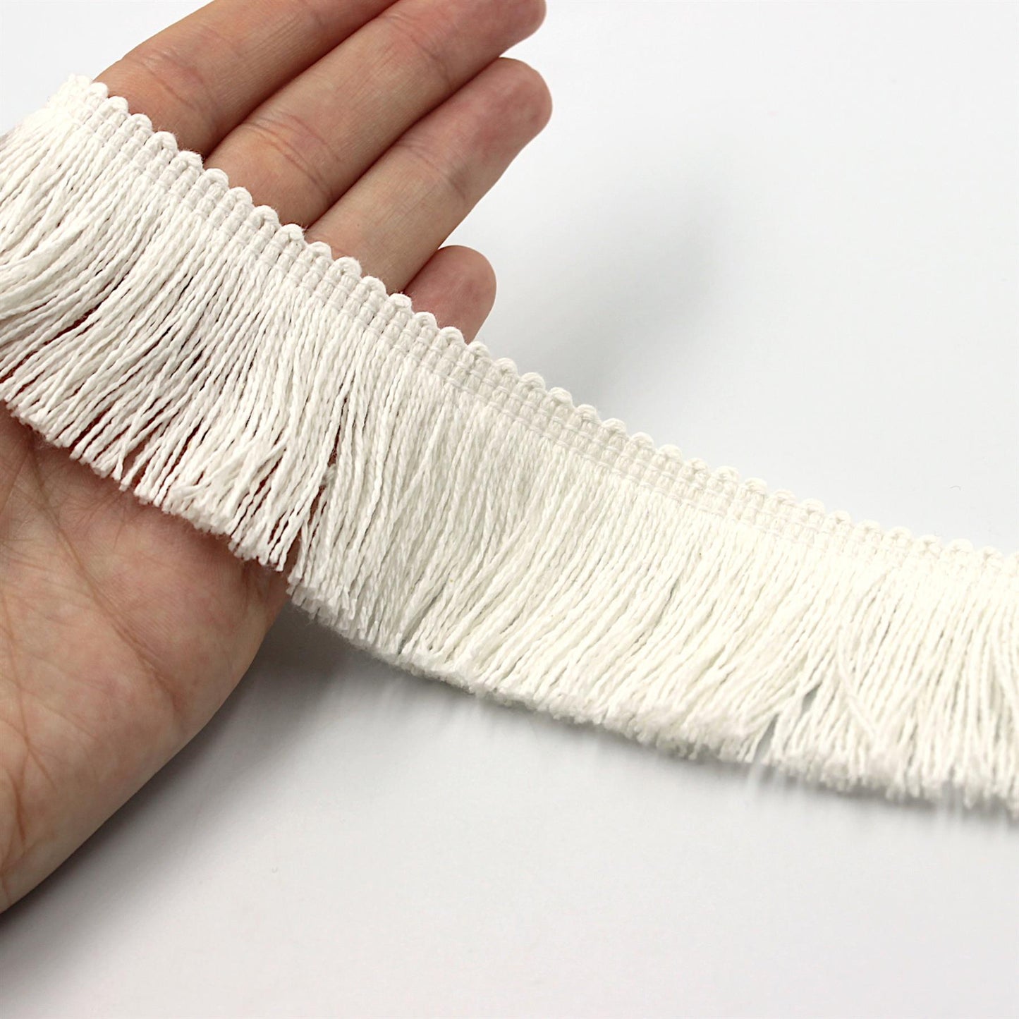 Cotton Fringe Trim x 1m - 7092