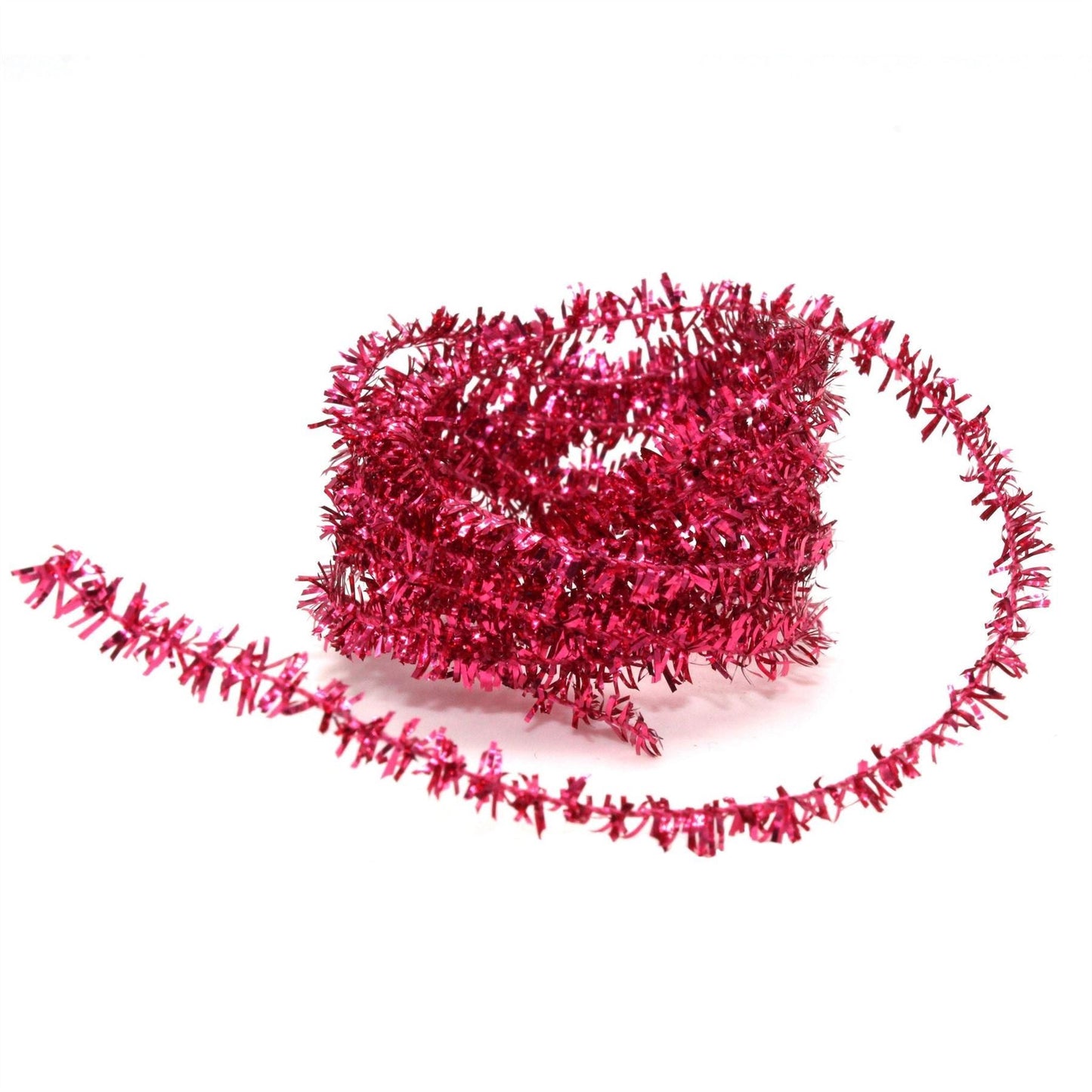 Metallic Tinsel Trim Non Wired 4mm x 10m 8537
