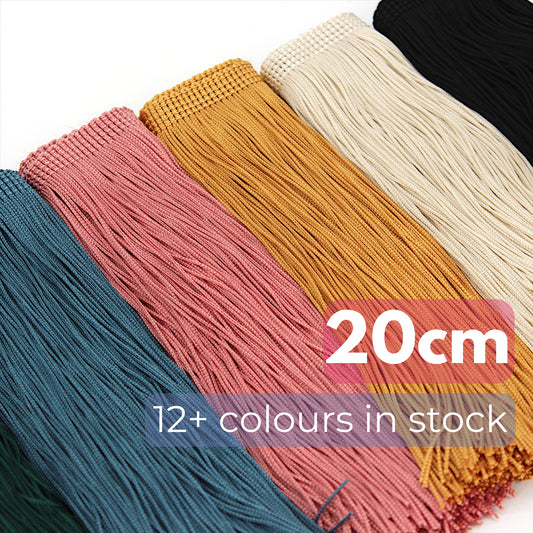 Chainette Cut Fringe - Acetate  9540-20cm