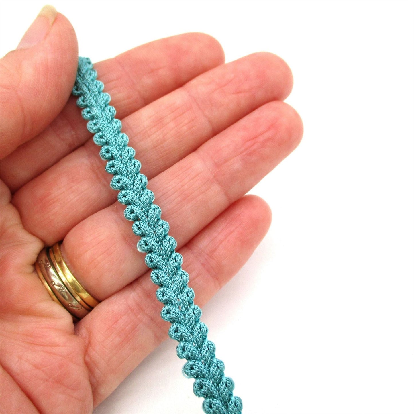 Vintage Feather Braid 7mm x1m - 0713