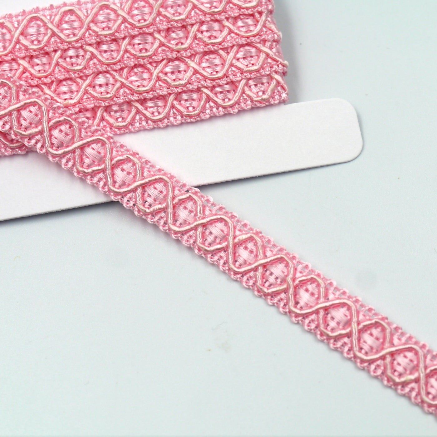 Gimp Braid with Criss Cross Design 12mm x 1m - 7980