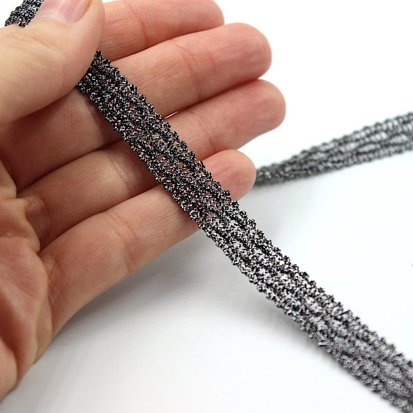 Textured Metallic Braid 6344