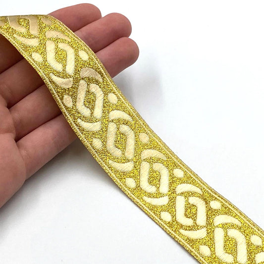 Celtic Design Metallic Braid Gold x1m - 9864