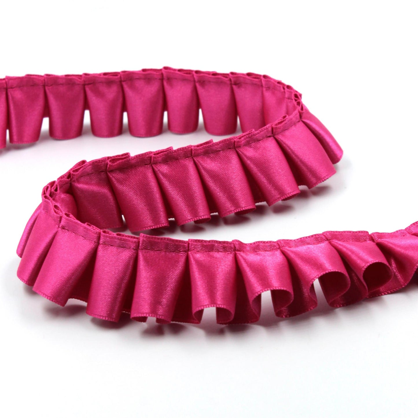 Box Pleated Double Face Satin Ribbon 7232