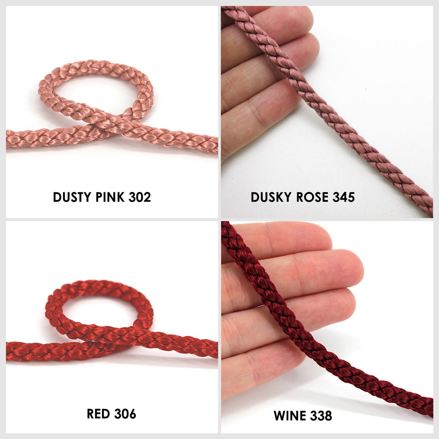 Braided Look Viscose Cord x 5m 7410
