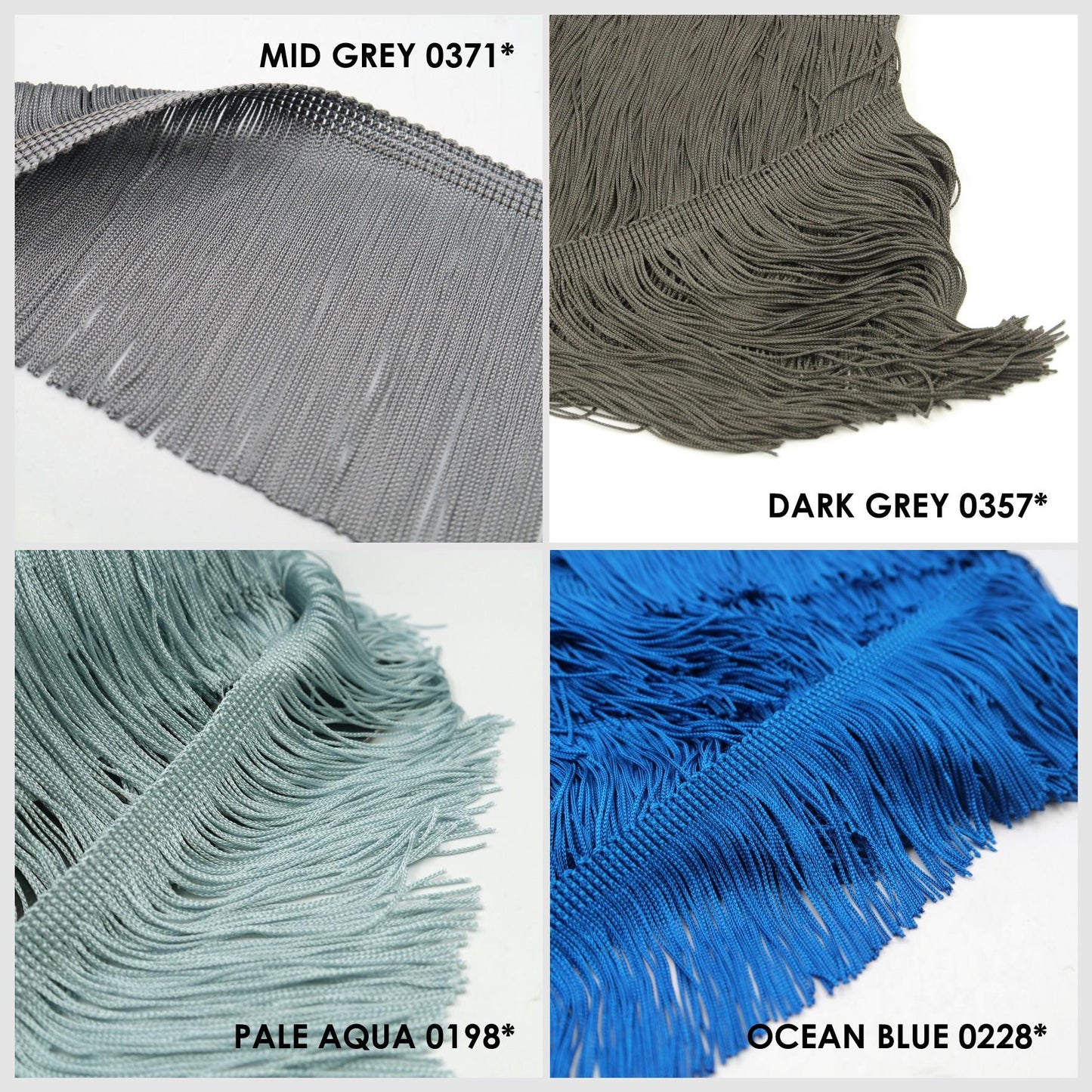 Chainette Cut Fringe - Acetate  9540-20cm