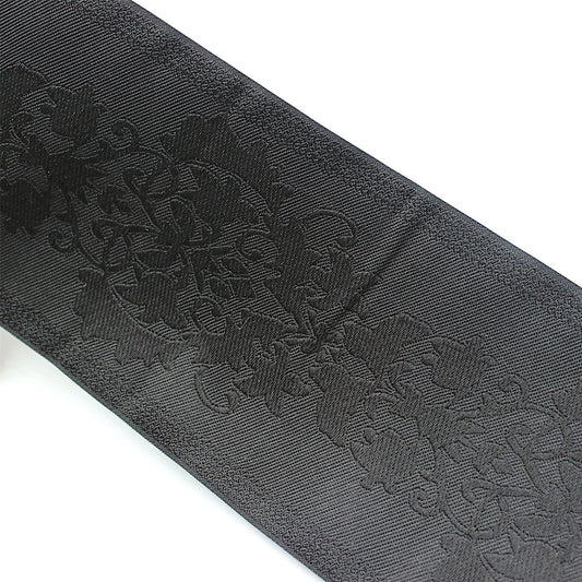 Ivy Design Jacquard Braid Black 90mm x1m - 5514