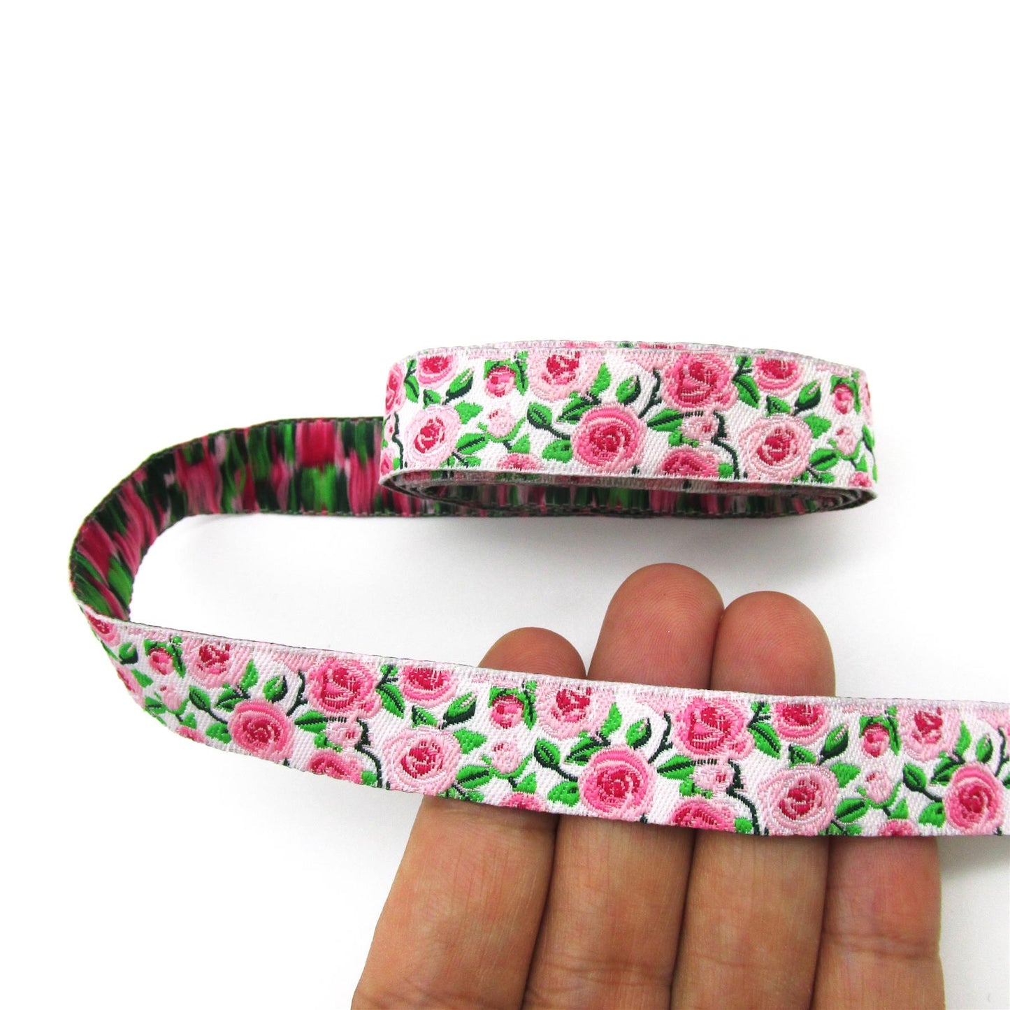 Pink Roses Braid 7603