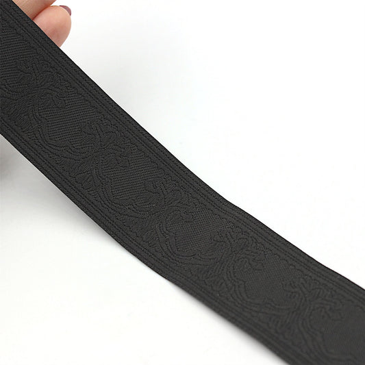 Jacquard Braid Black 32mm x1m - 5511