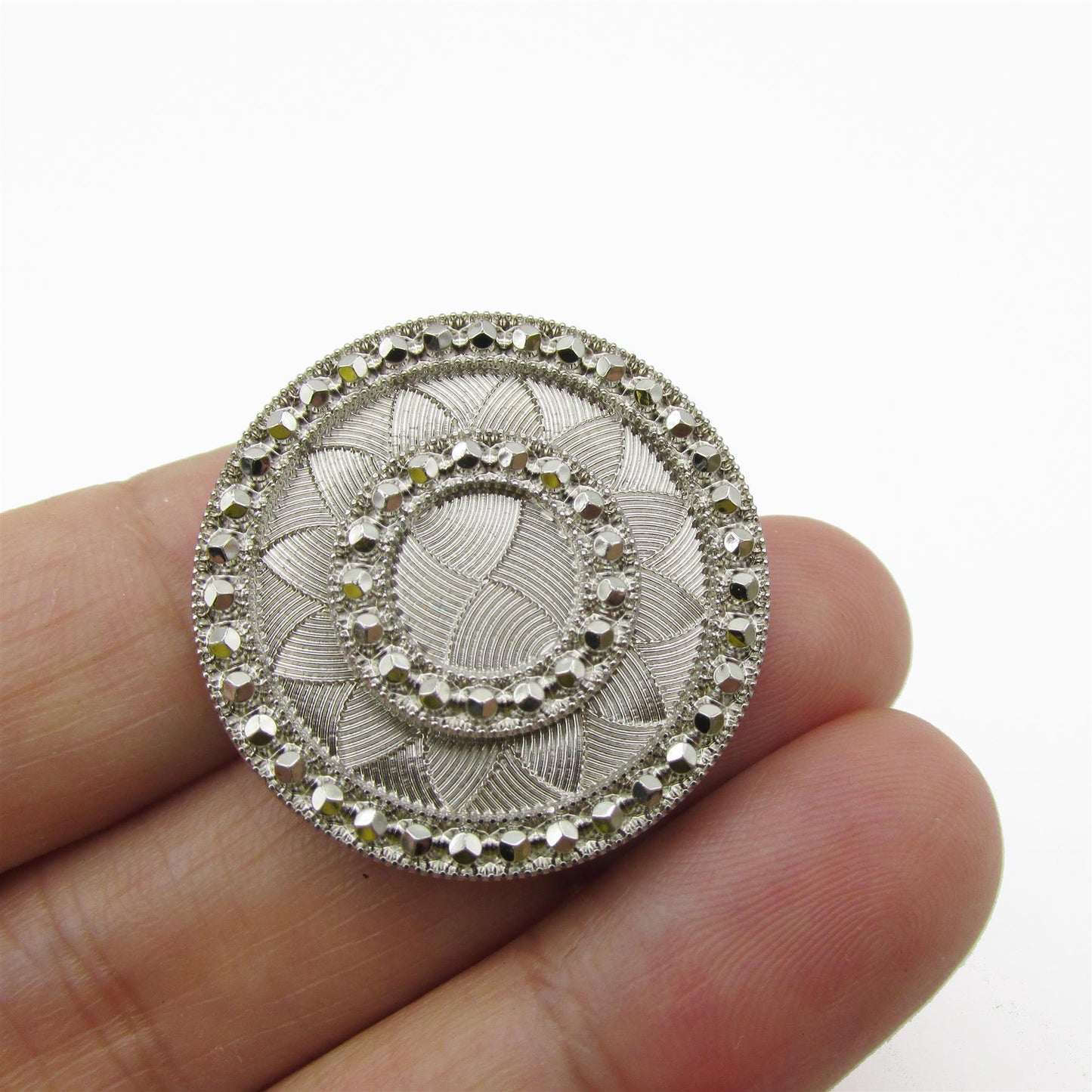 Geometric Sparkle ABS Button - 4409