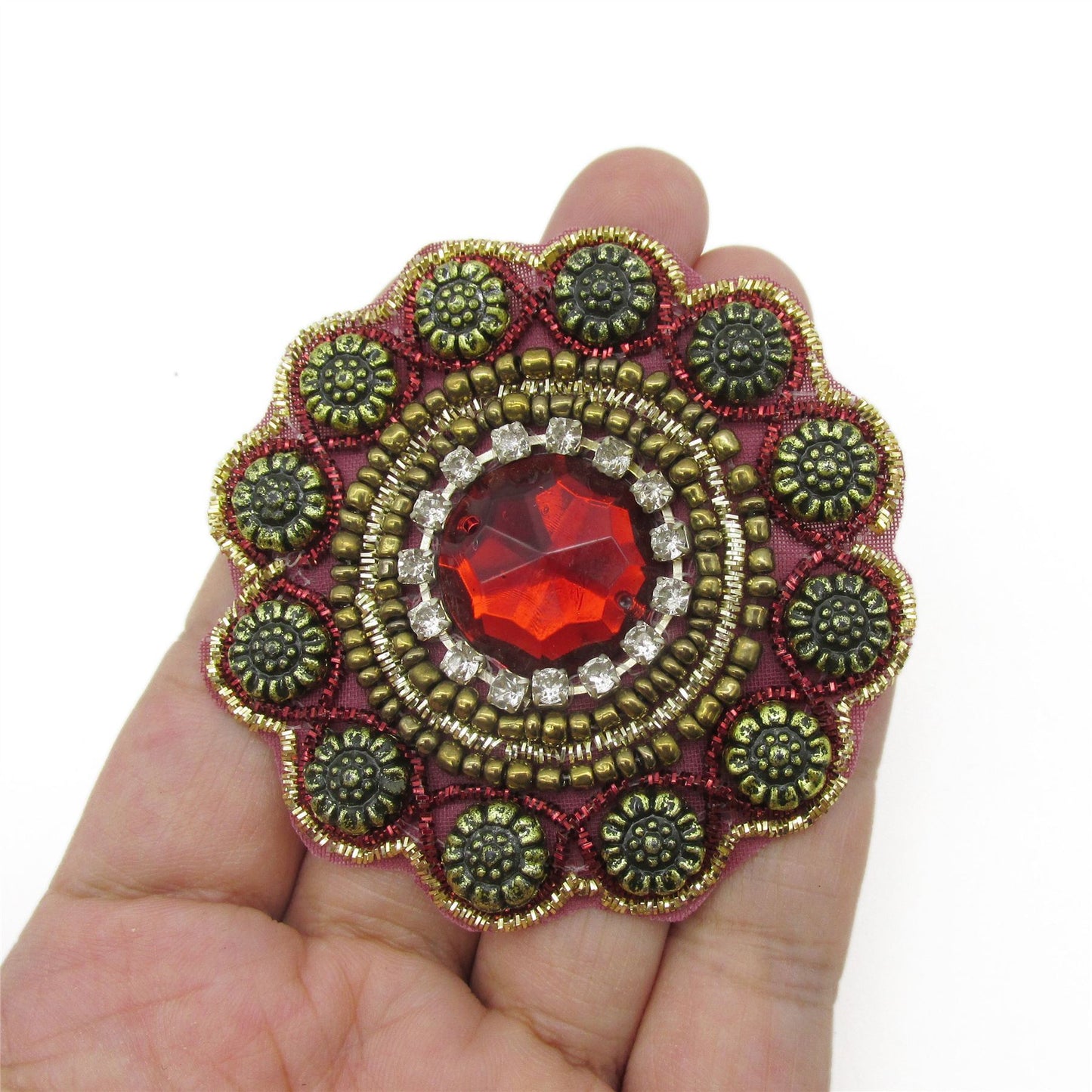 Jewel and Bead Motif 6cm - 9553