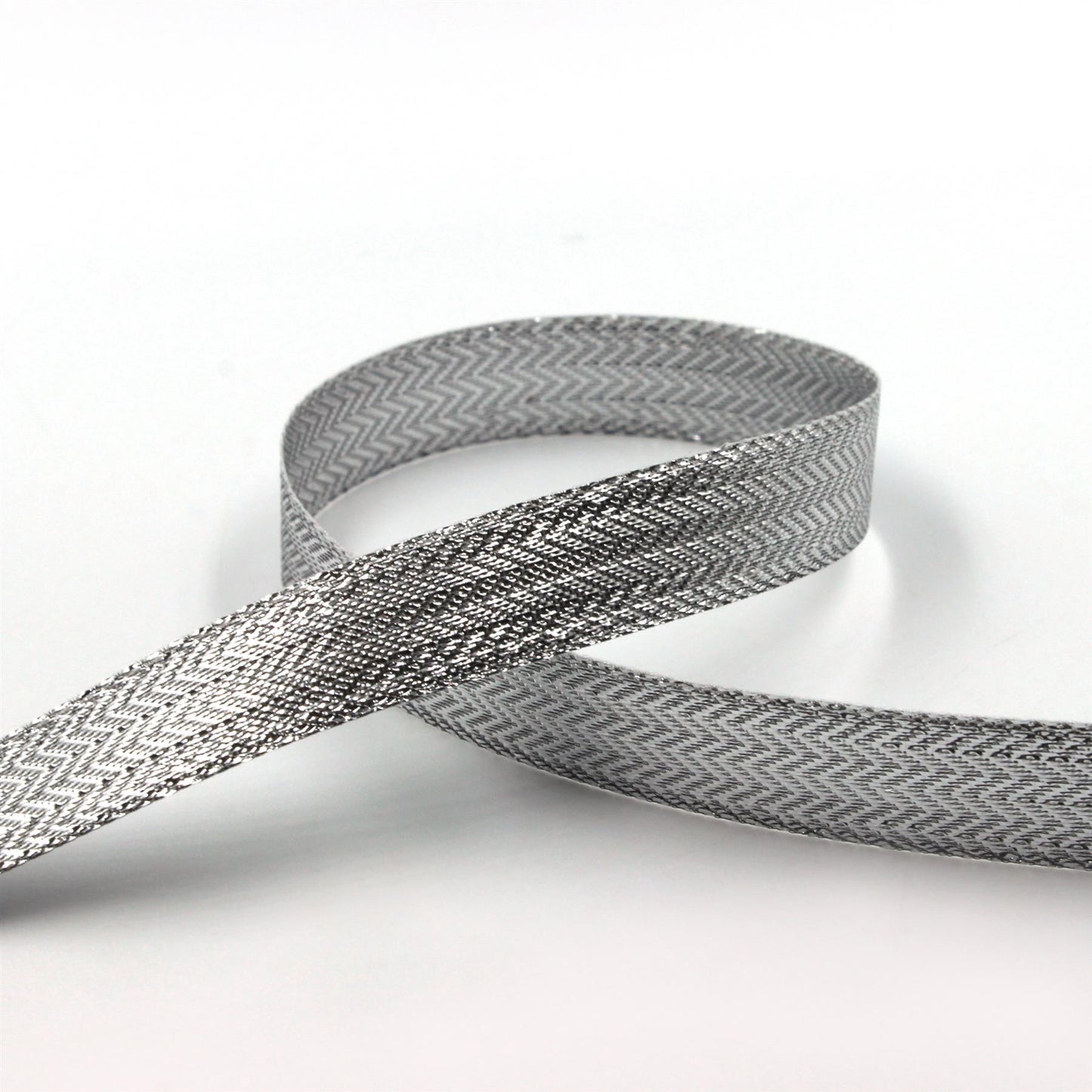 Metallic Chevron Ribbon 6157