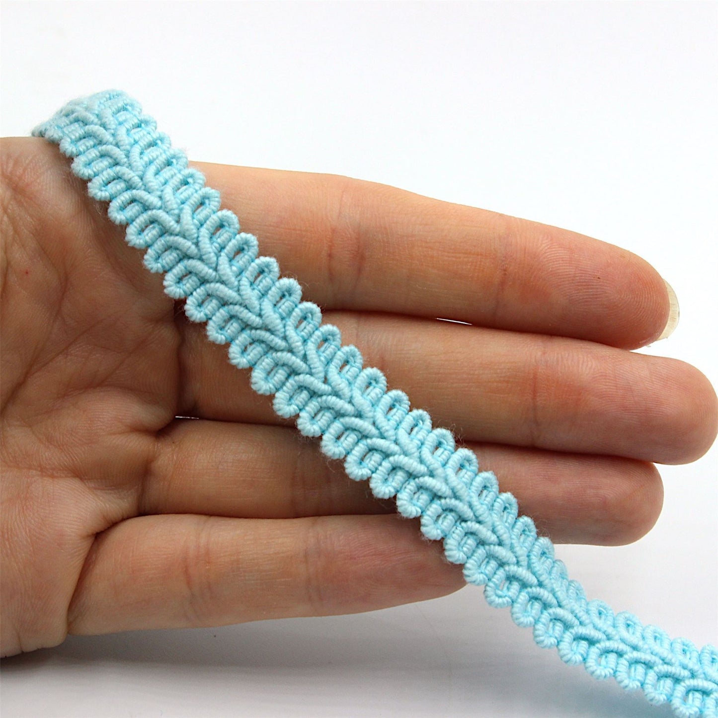 Cotton Mix Feather Braid 14mm x1m - 9843
