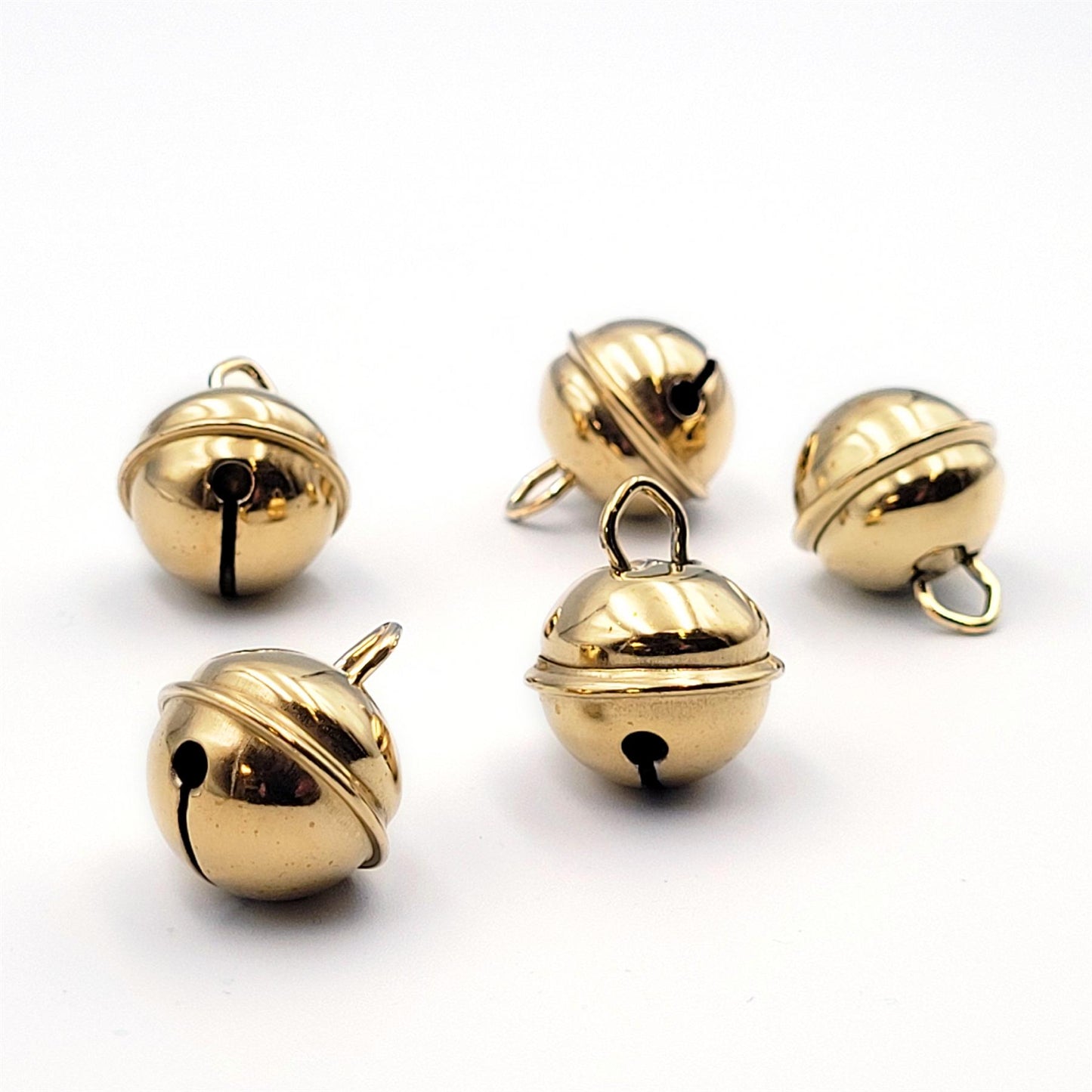 Round Metal Jingle Bells x 100 7053-100