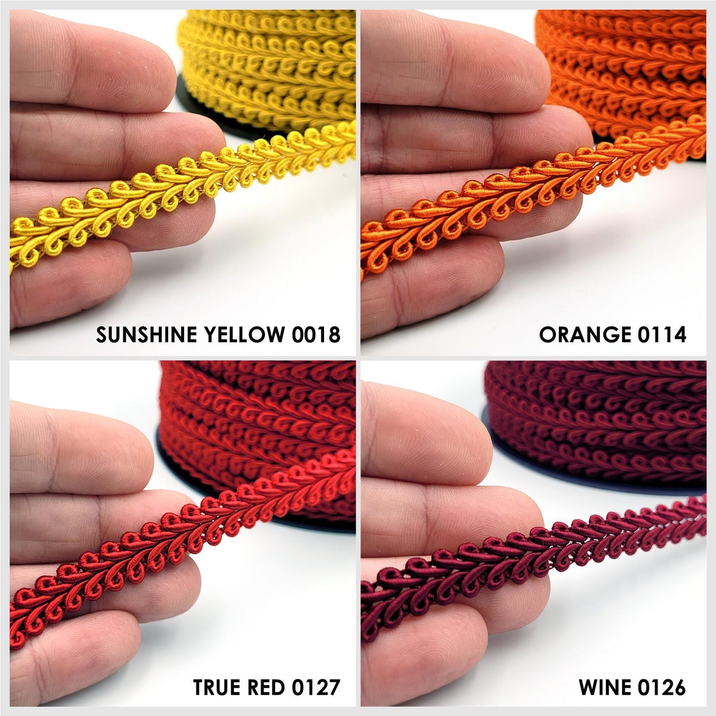 Feather Gimp Braid 9mm x1m - 6300