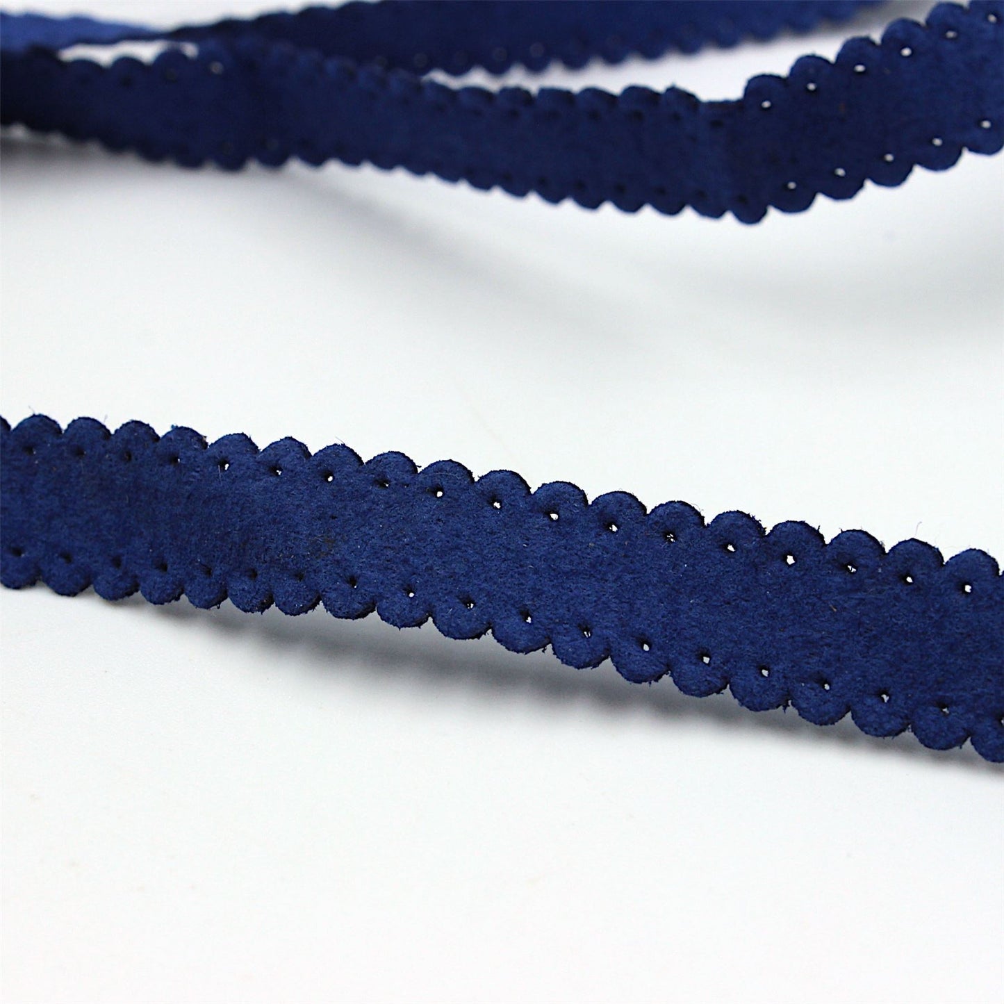 Punched Suedette Braid 10mm x1m - 8138