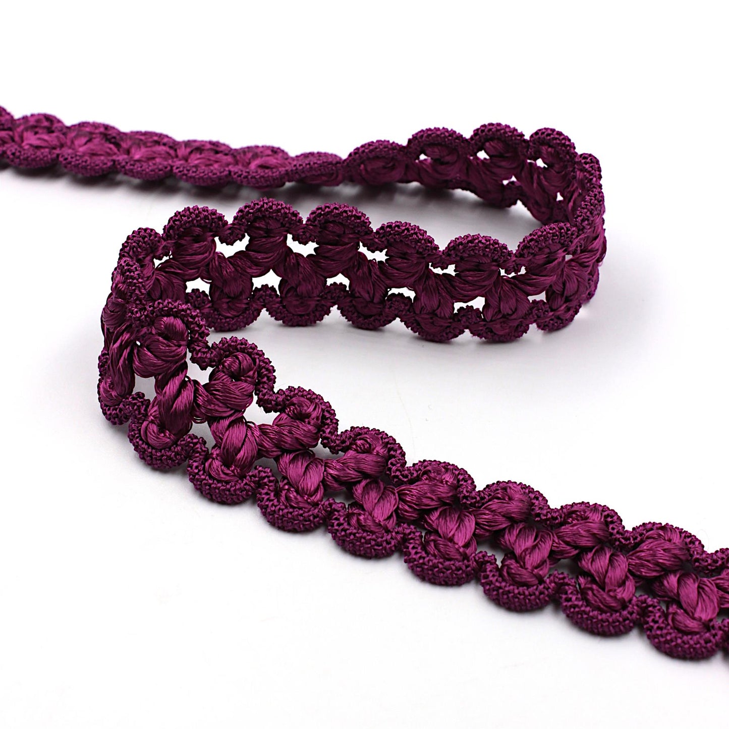Gimp Braid with Shiny Rayon Centre 22mm x1m - 8434