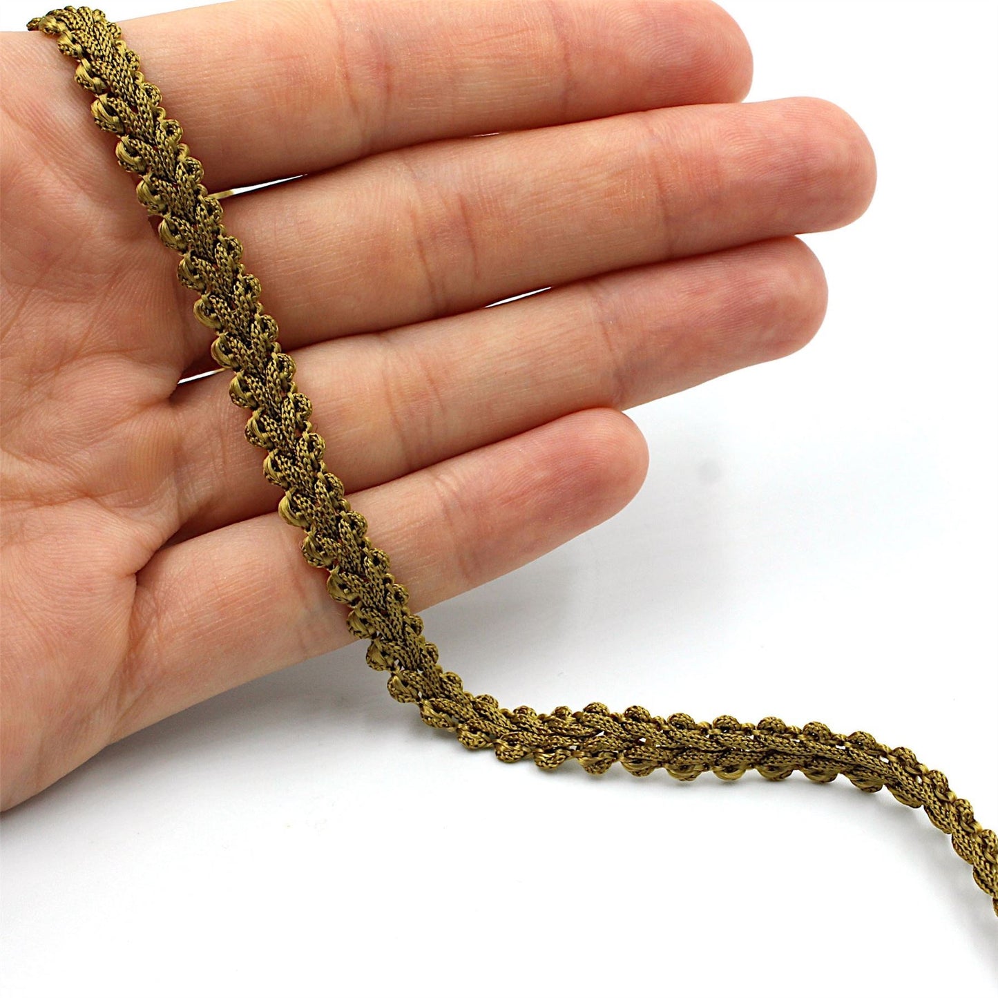Vintage Feather Braid 7mm x1m - 0713
