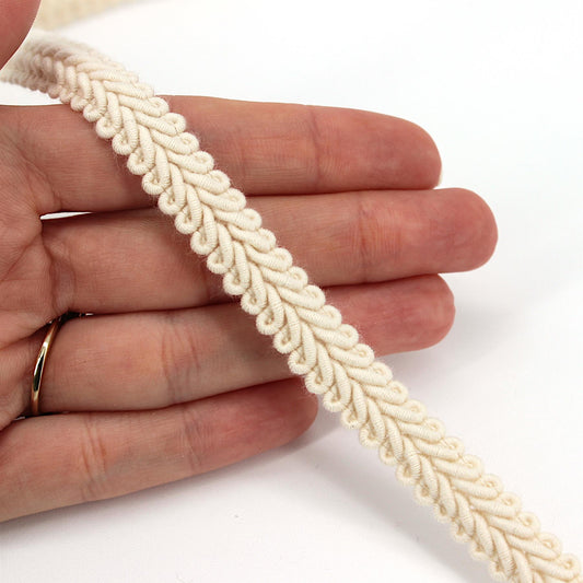 Cotton Feather Gimp Braid 12mm x1m - 5536