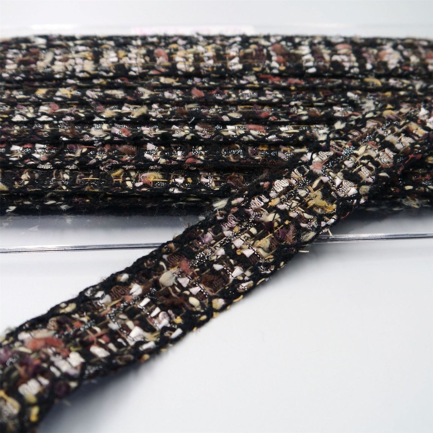 Tweed Effect Woven Braid 32mm x 1m - 6123
