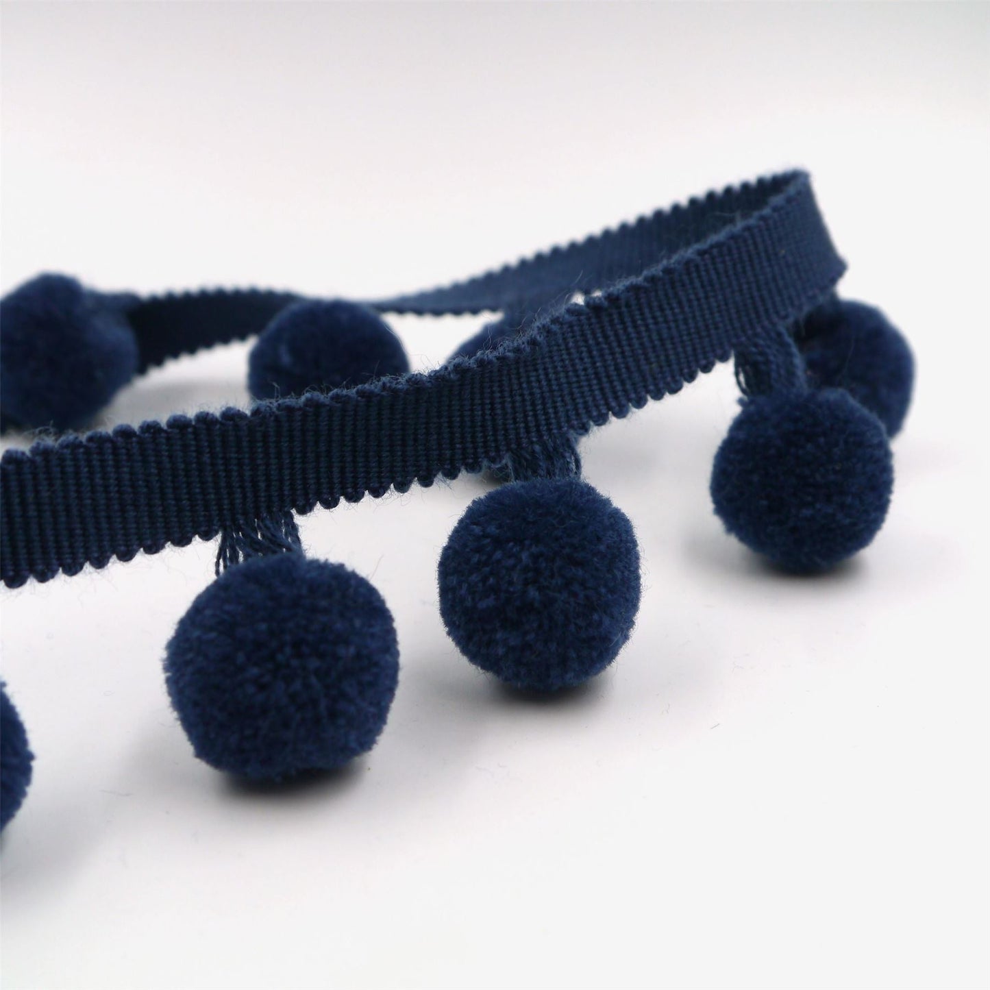 Luxury Pom-Pom Fringe Braid 45mm x1m - 9703