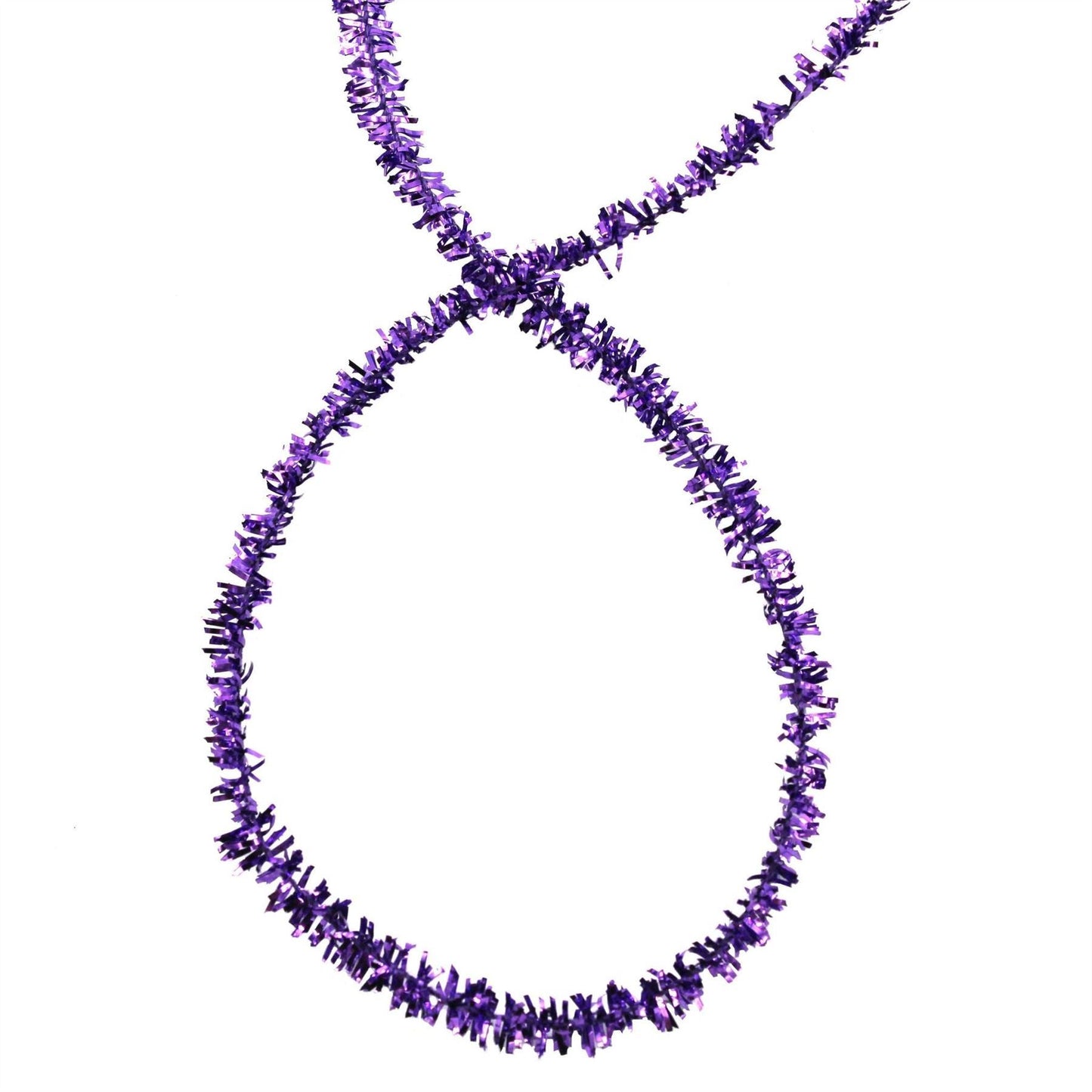 Metallic Tinsel Trim Non Wired 4mm x 10m 8537
