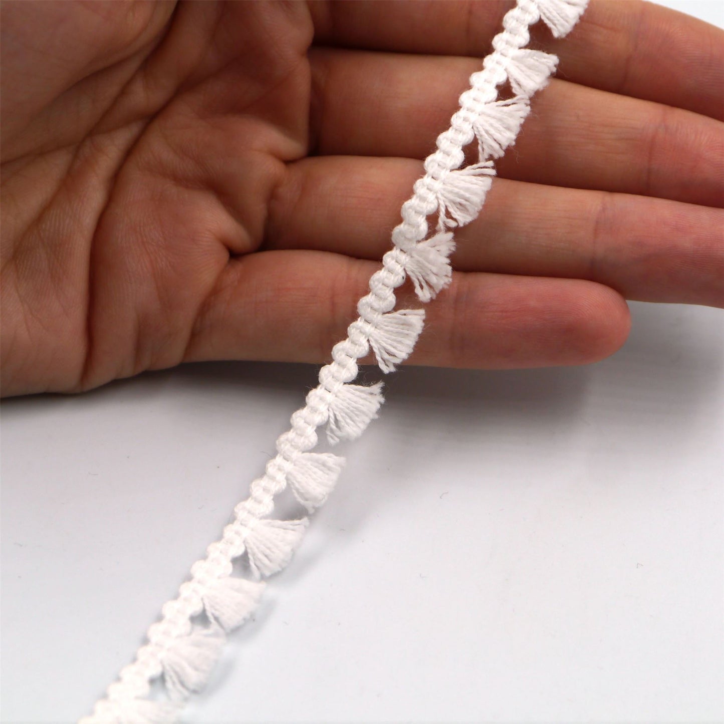Cotton Tassel Fringe Braid 10mm x1m - 6341