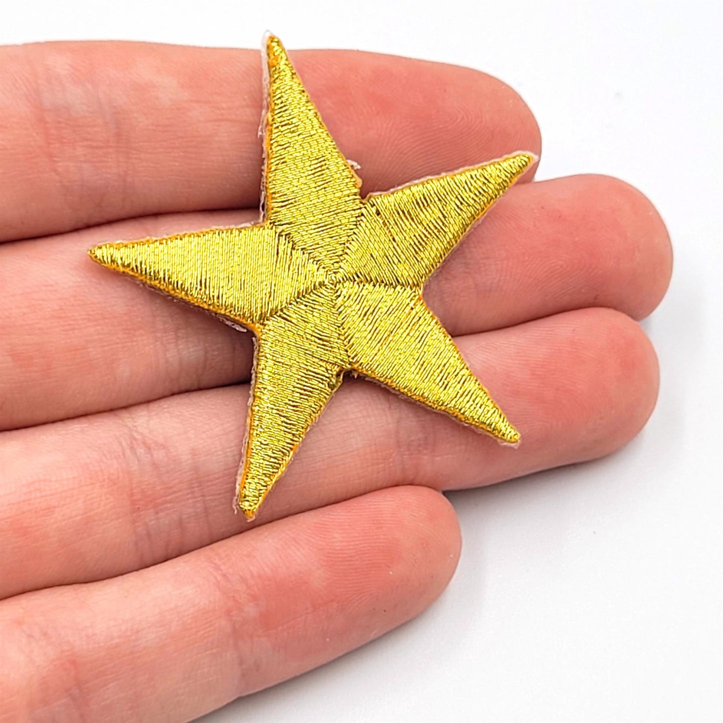 Metallic Iron-On Star Motif - 7680