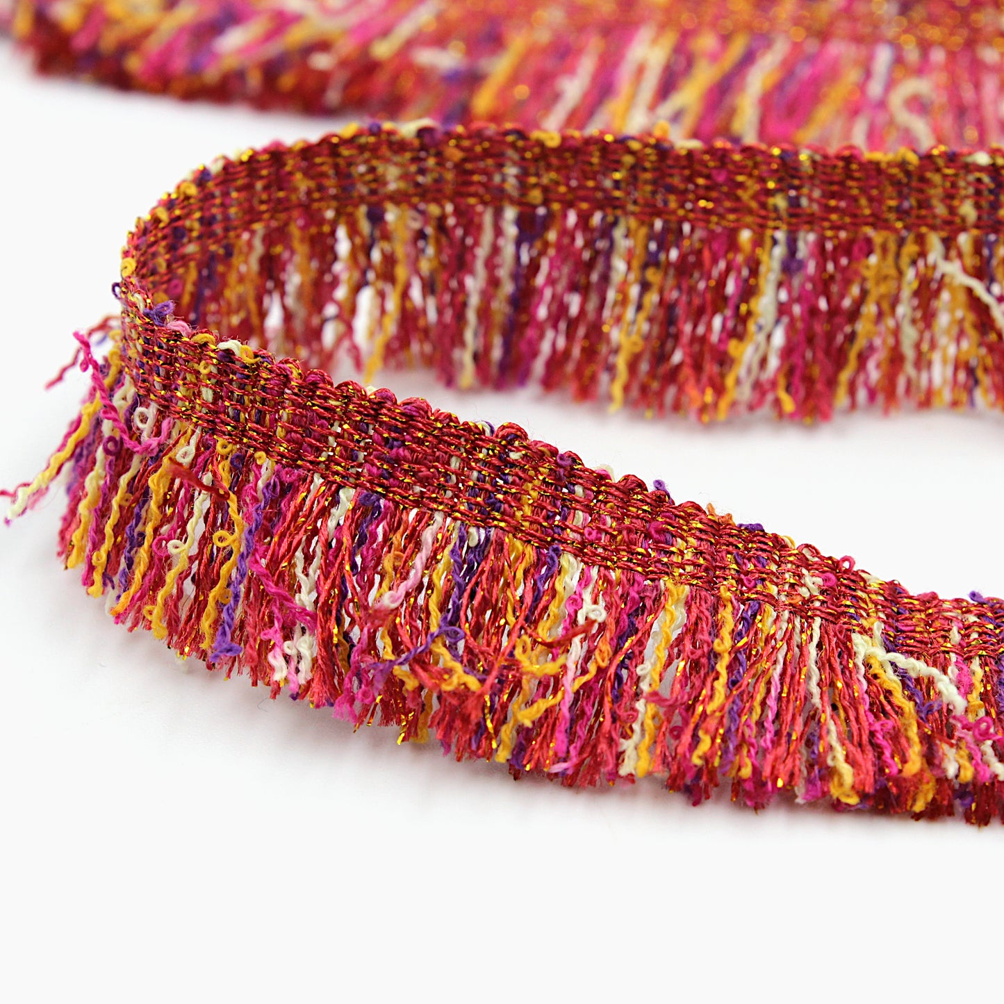 Multi Colour and Metallic Fringe 20mm 5390