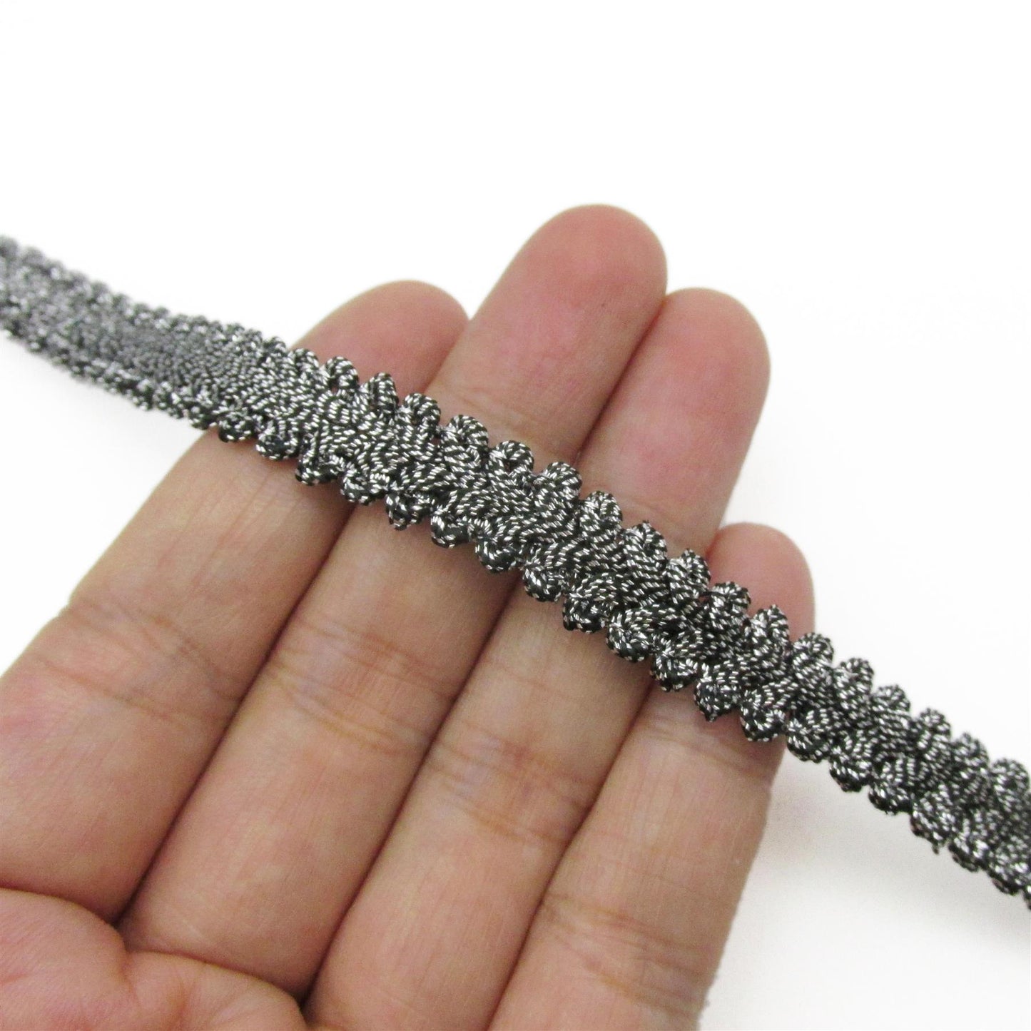 Metallic Feather Braid 10mm 7701