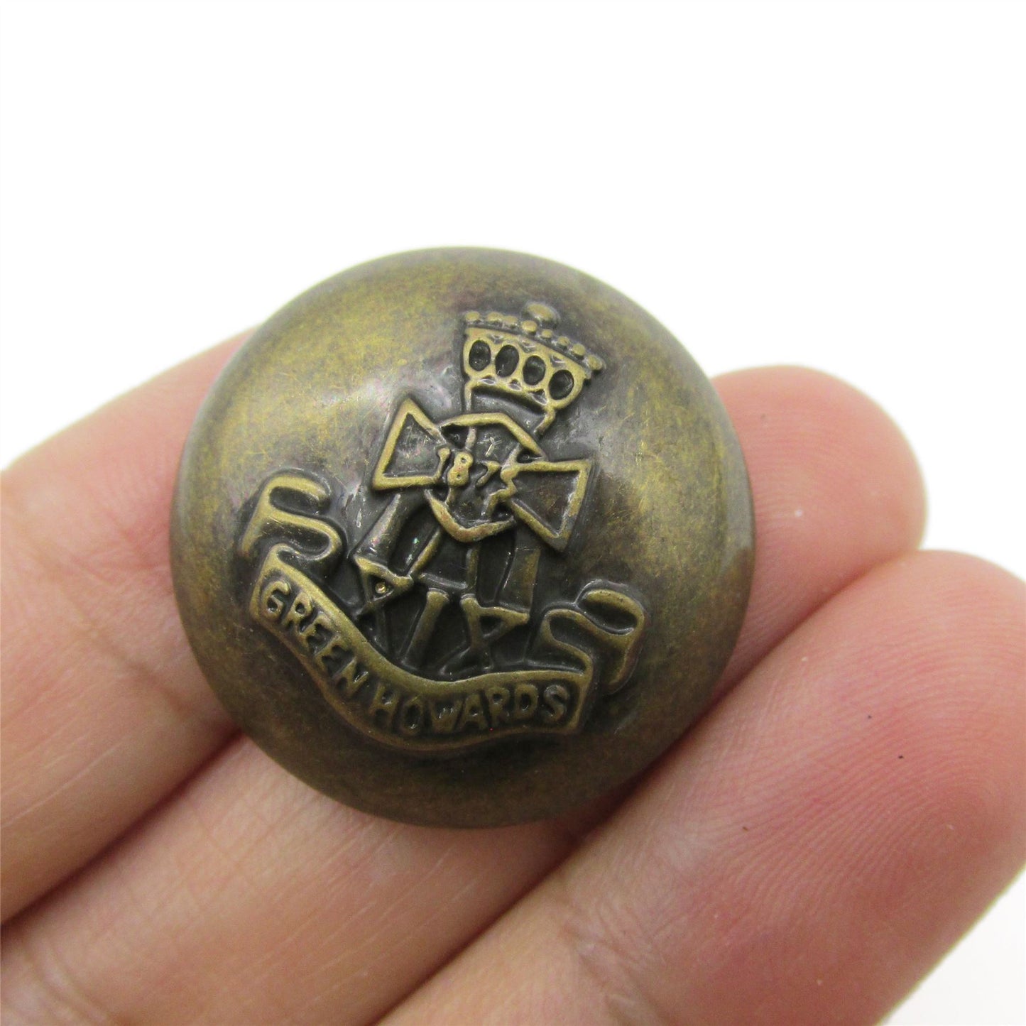 Acrylic Dome Button with Crest - 4391