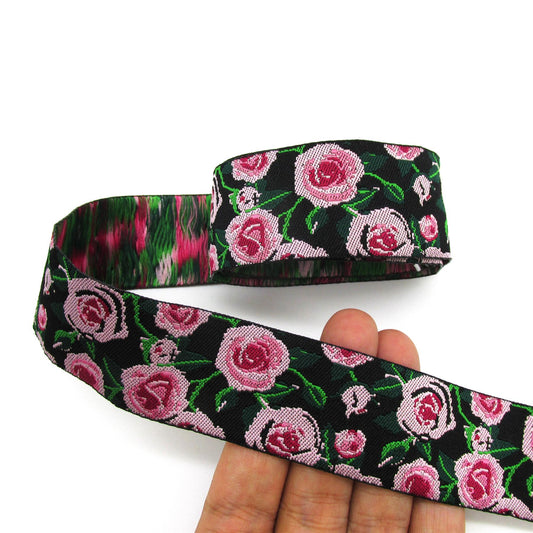 Pink Roses Braid 7603