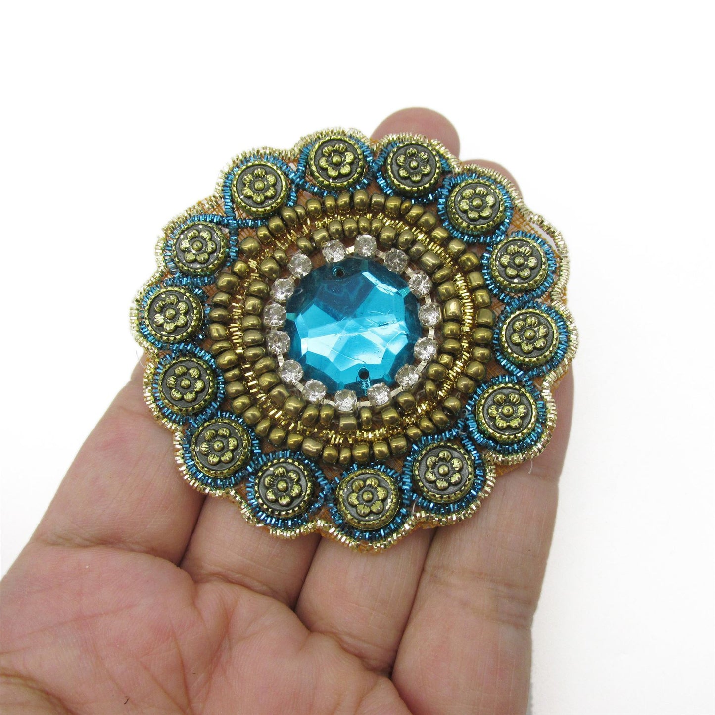 Jewel and Bead Motif 6cm - 9553