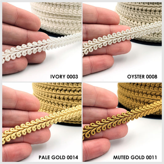 Feather Gimp Braid 9mm x1m - 6300