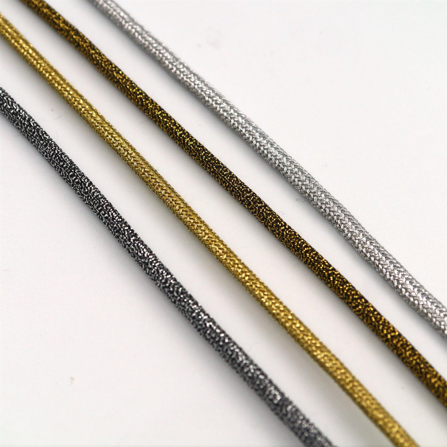 Metallic Braided Cord 4mm x1m - 7350
