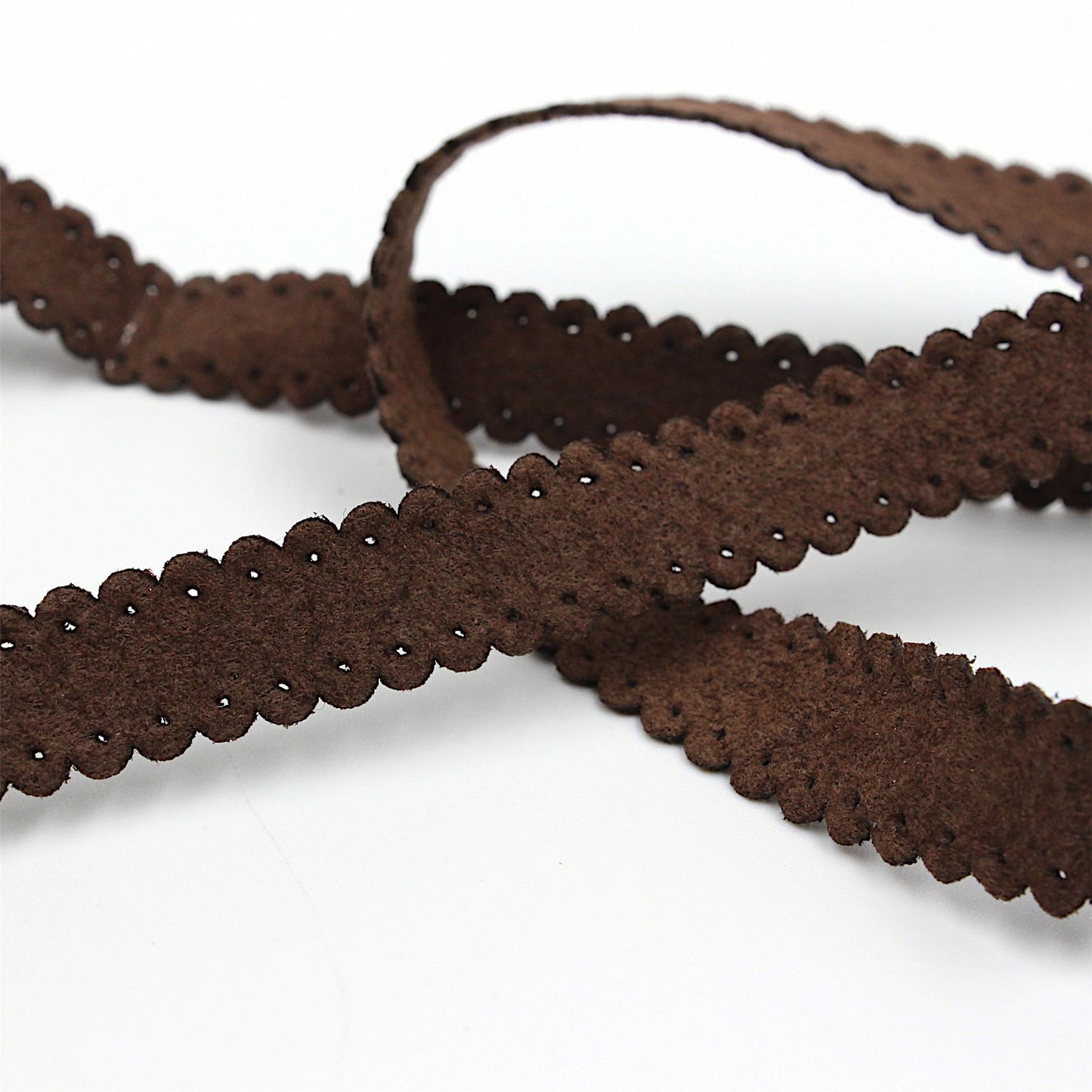 Punched Suedette Braid 10mm 8138