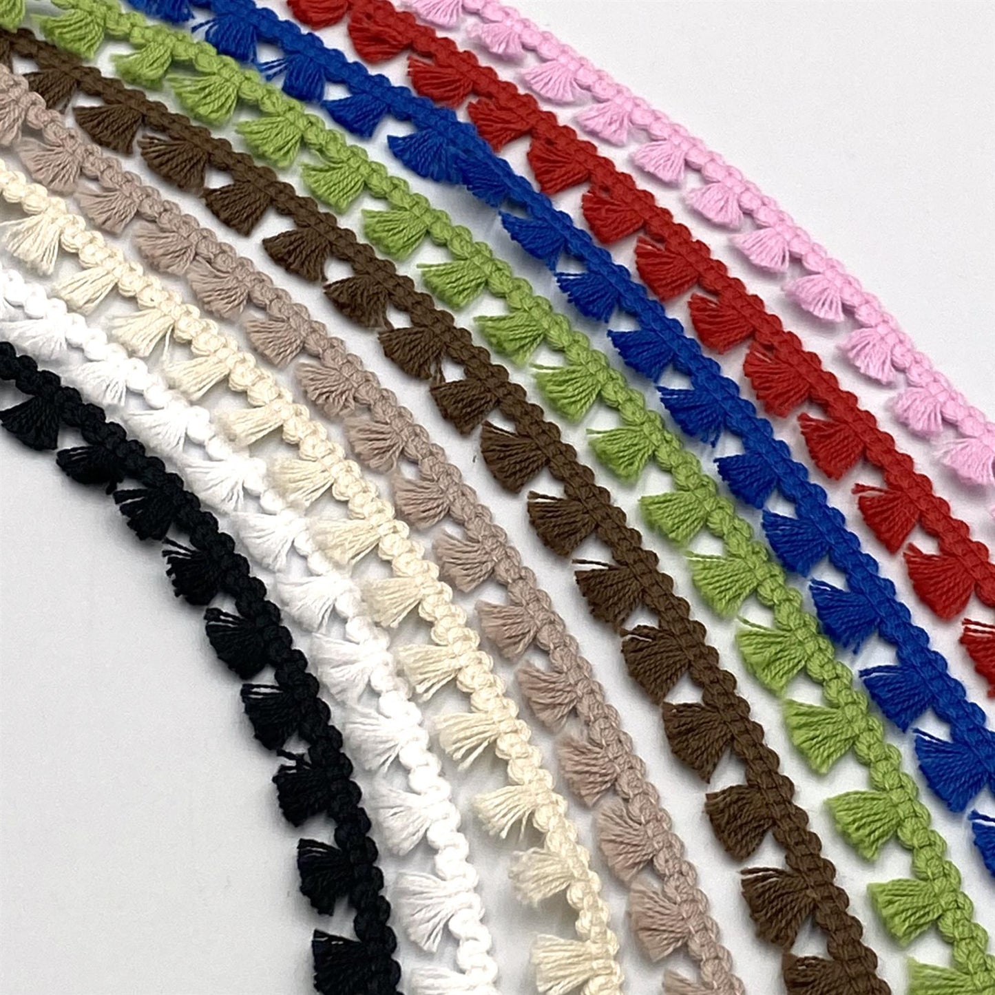 Cotton Tassel Fringe Braid 10mm x1m - 6341
